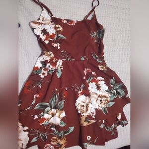 Chic Floral Spaghetti Strap Dress